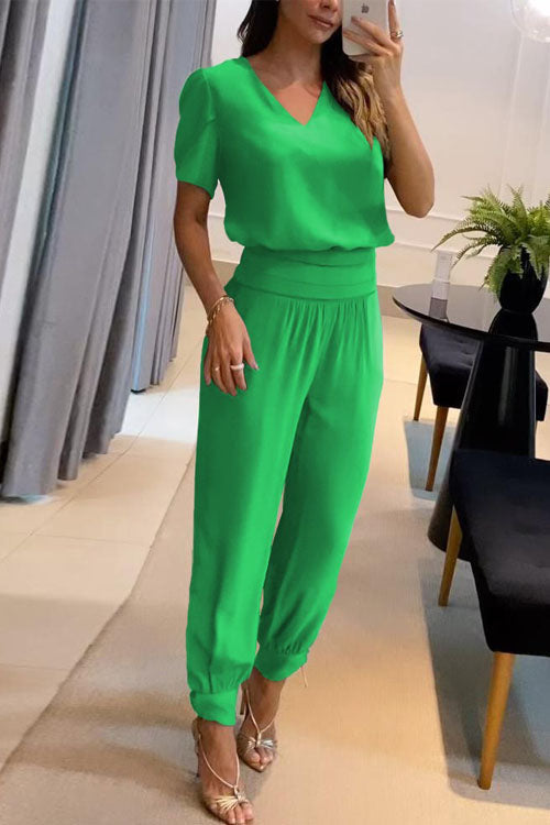 Alea · Completo due pezzi con scollo a V