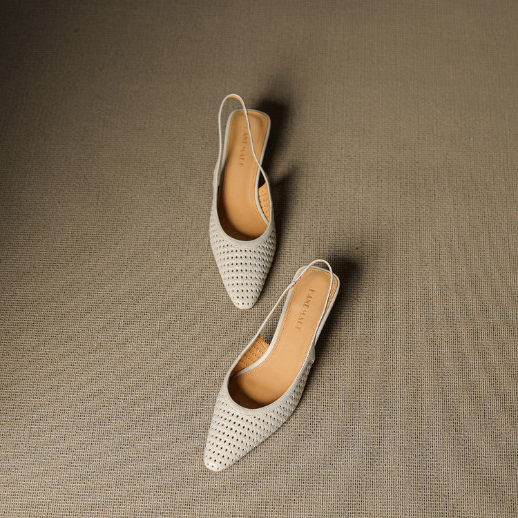 Aden | Slingback i äkta läder