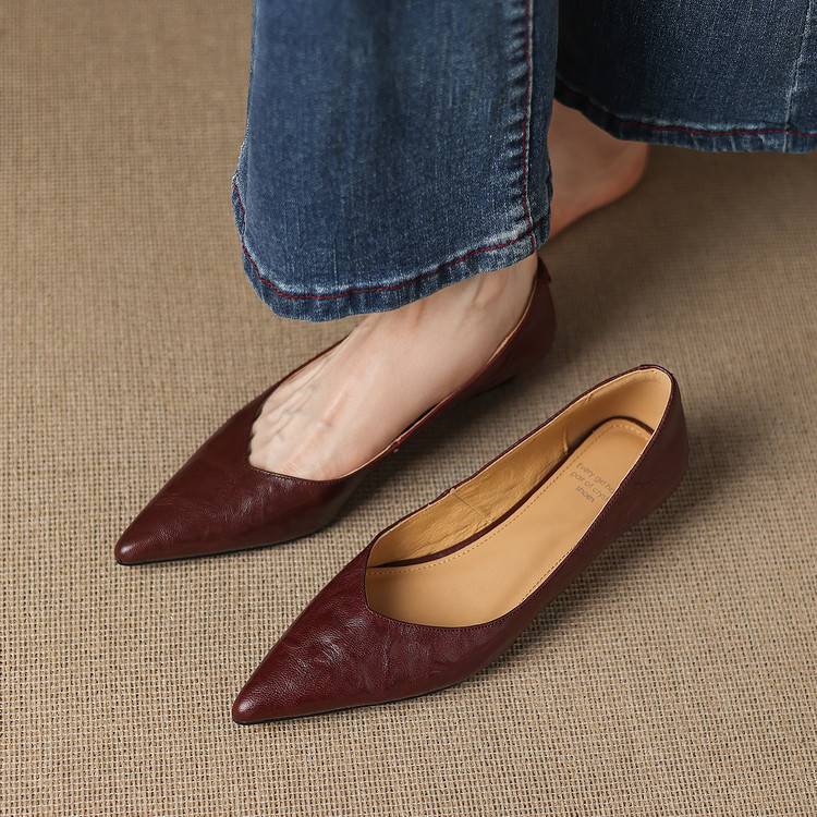 Obsidian | Pumps i äkta läder