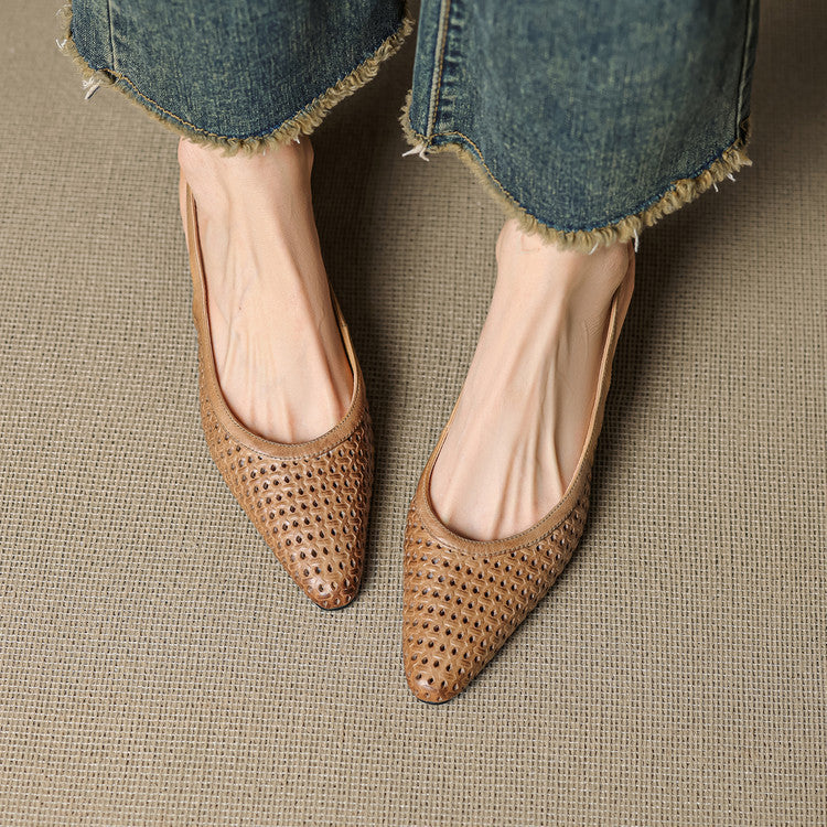 Aden | Slingback i äkta läder
