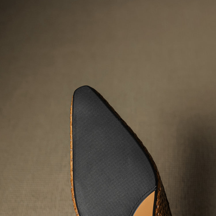 Aden | Slingback i äkta läder