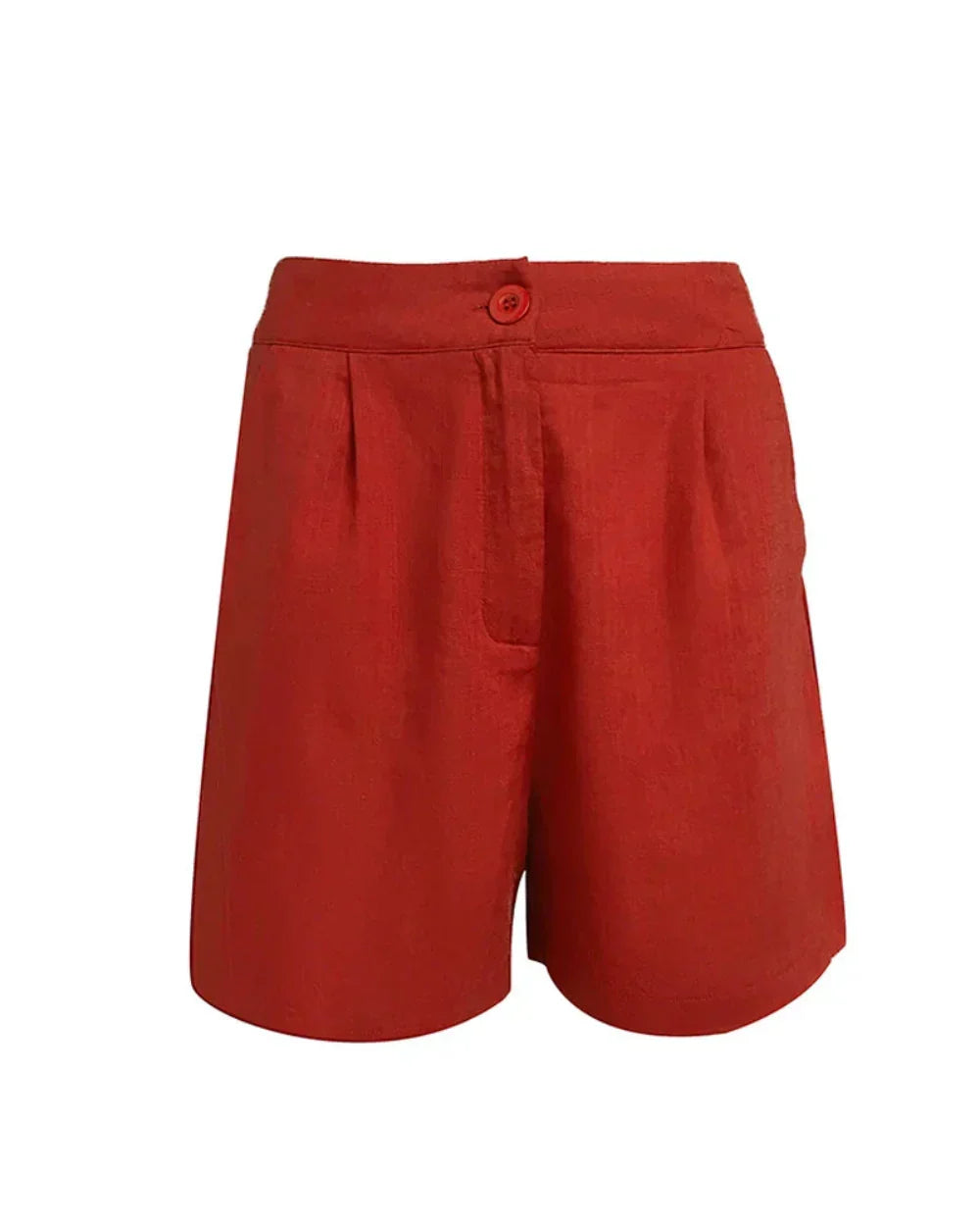 Aaliyah | Linneset med v-ringad topp och shorts
