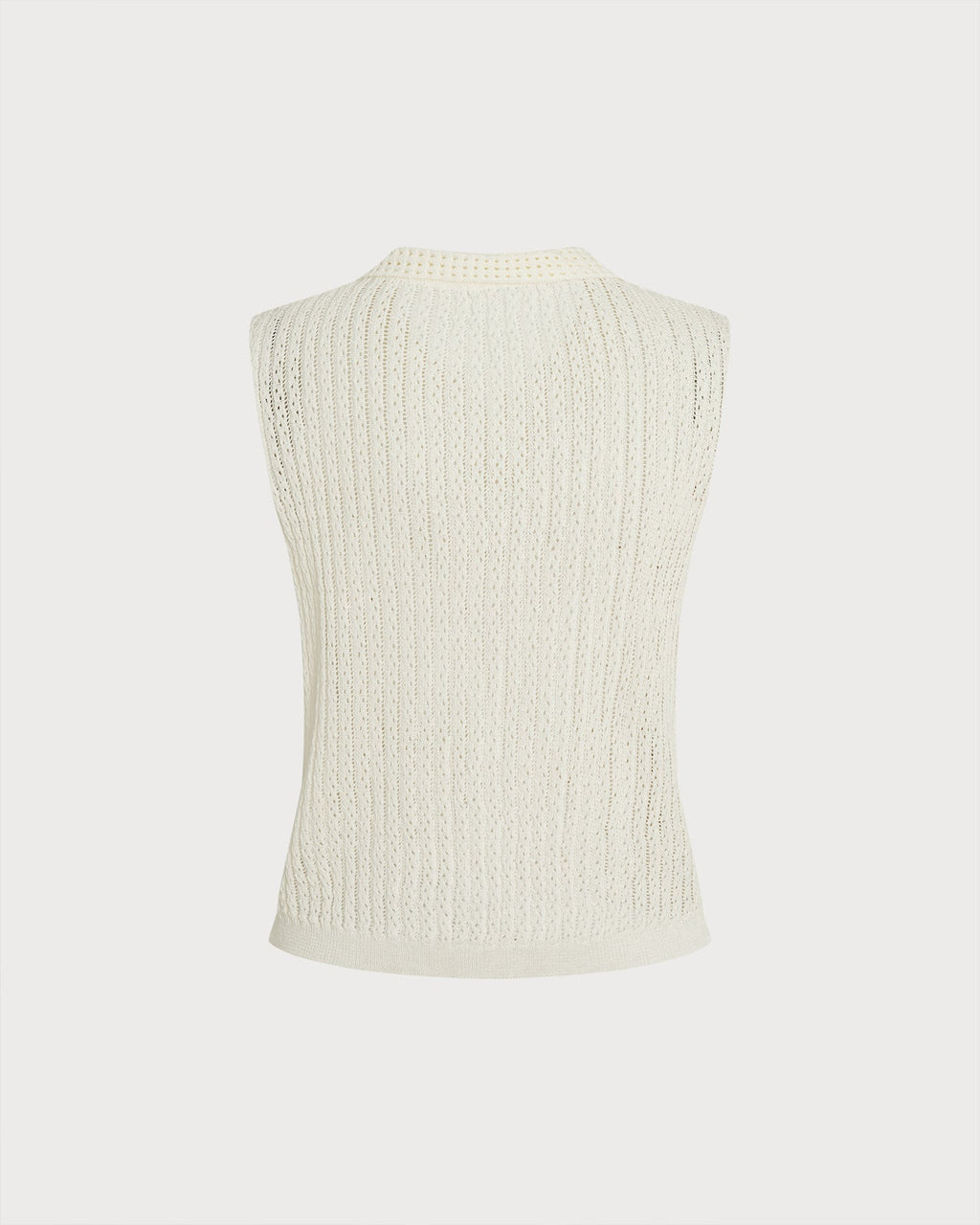 Apricot Collar Cut Out Textured Tank