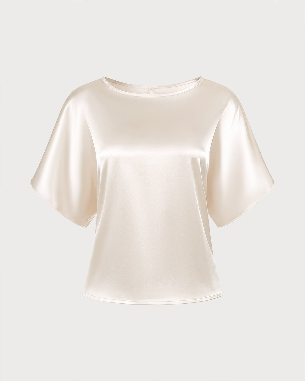 Apricot Boat Neck Drop Shoulder Tie Tee
